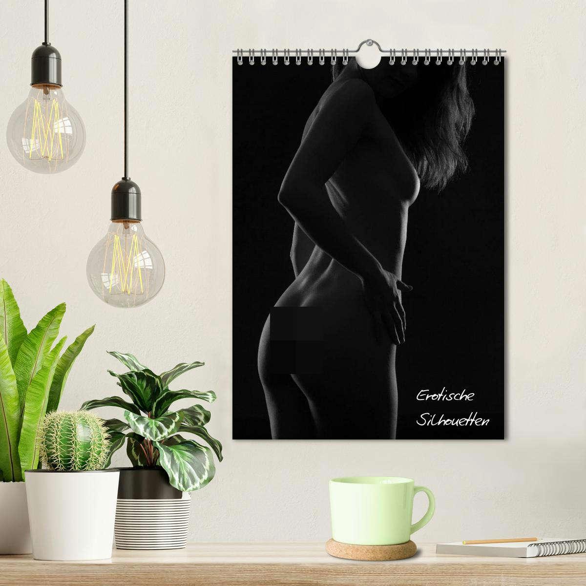 Bild: 9783457081389 | Erotische Silhouetten / CH-Version (Wandkalender 2025 DIN A4 hoch),...