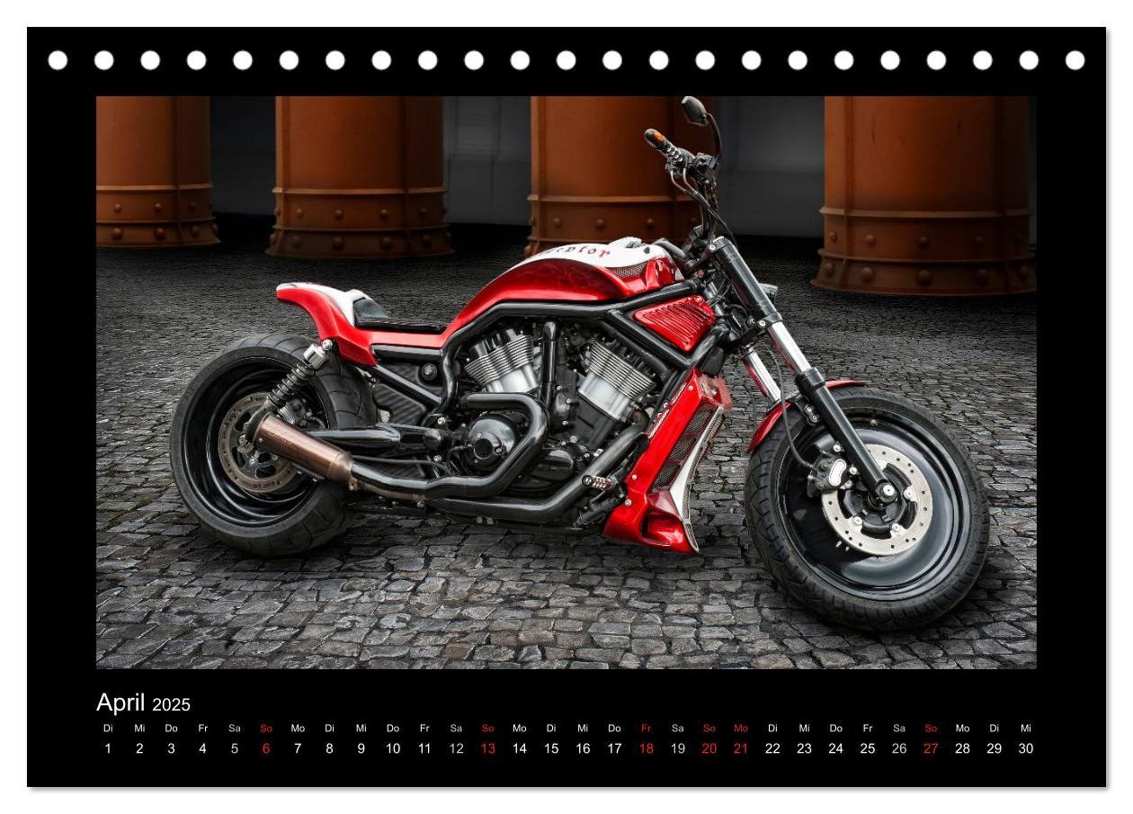 Bild: 9783435707973 | Motorrad-Träume ¿ Chopper und Custombikes (Tischkalender 2025 DIN...