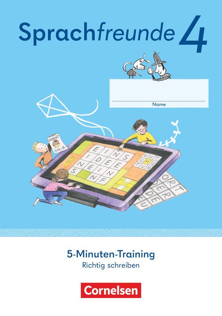 Cover: 9783464828618 | Sprachfreunde 4. Schuljahr. 5-Minuten-Training - Arbeitsheft...