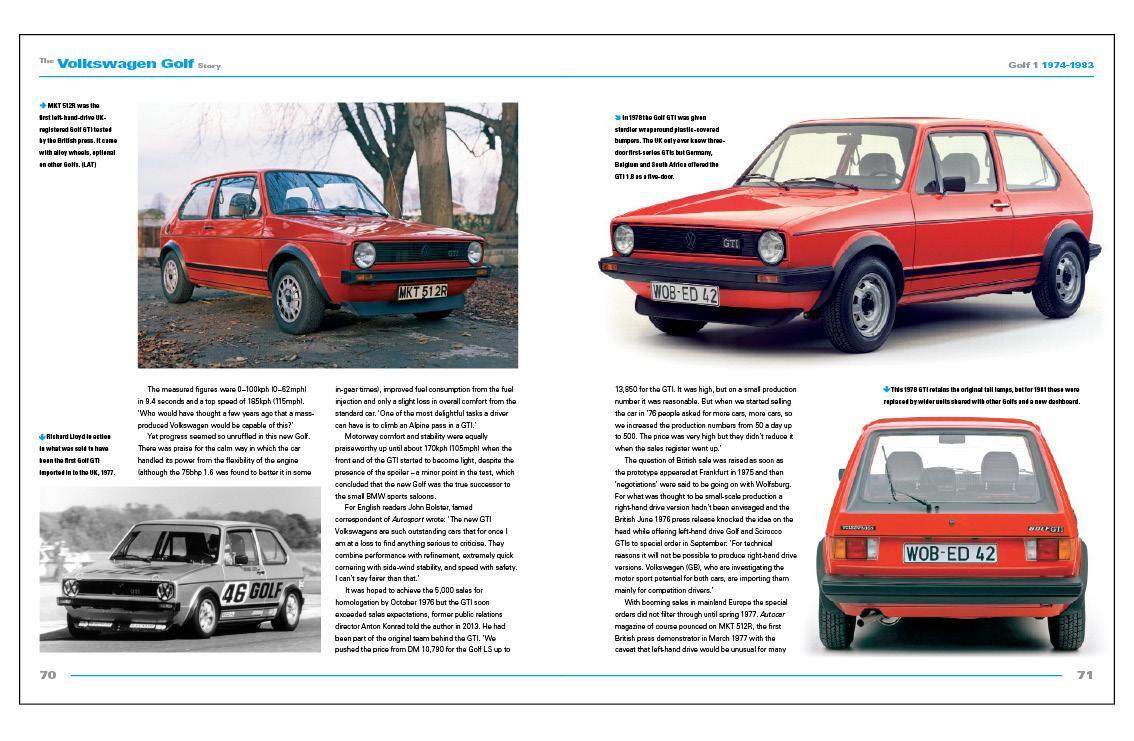 Bild: 9783613046429 | VW Golf Story | Alle Generationen seit 1974 | Russell Hayes | Buch