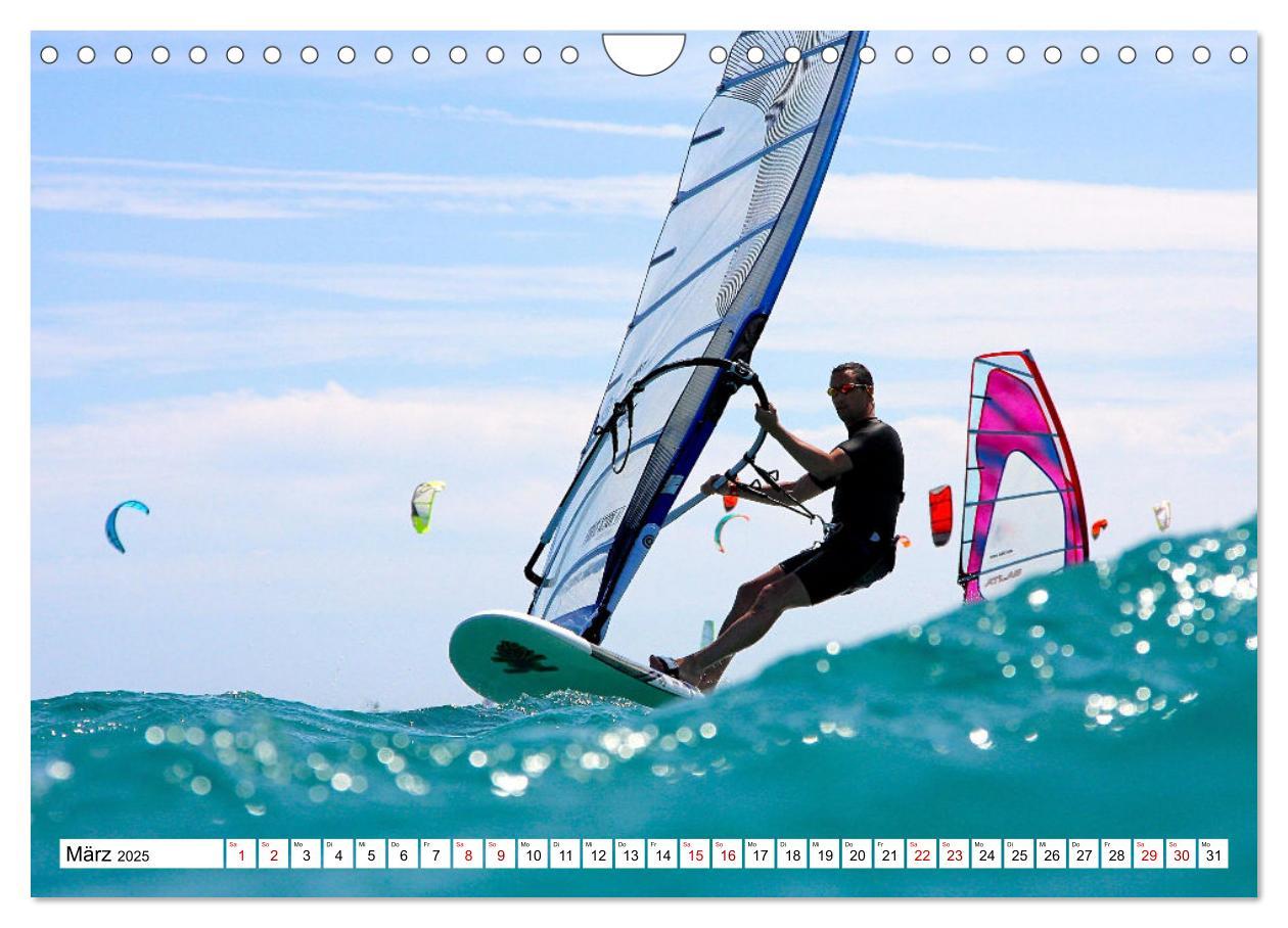 Bild: 9783383924026 | Funsport Windsurfen (Wandkalender 2025 DIN A4 quer), CALVENDO...