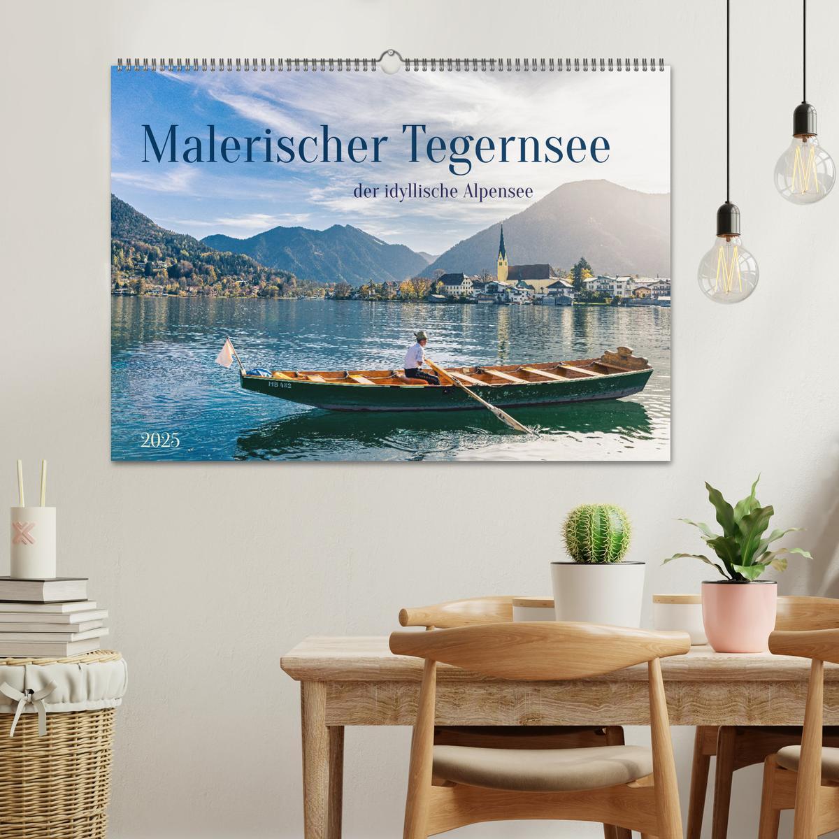 Bild: 9783383859892 | Malerischer Tegernsee (Wandkalender 2025 DIN A2 quer), CALVENDO...