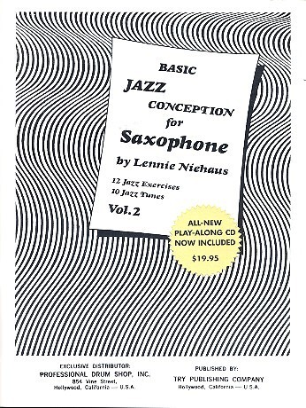 Cover: 9781934638019 | Basic Jazz Conception For Saxophone Vol. 2 | LENNIE NIEHAUS | 1998