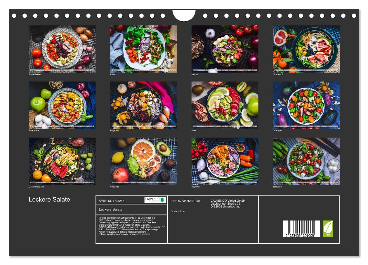 Bild: 9783435101009 | Leckere Salate (Wandkalender 2025 DIN A4 quer), CALVENDO...