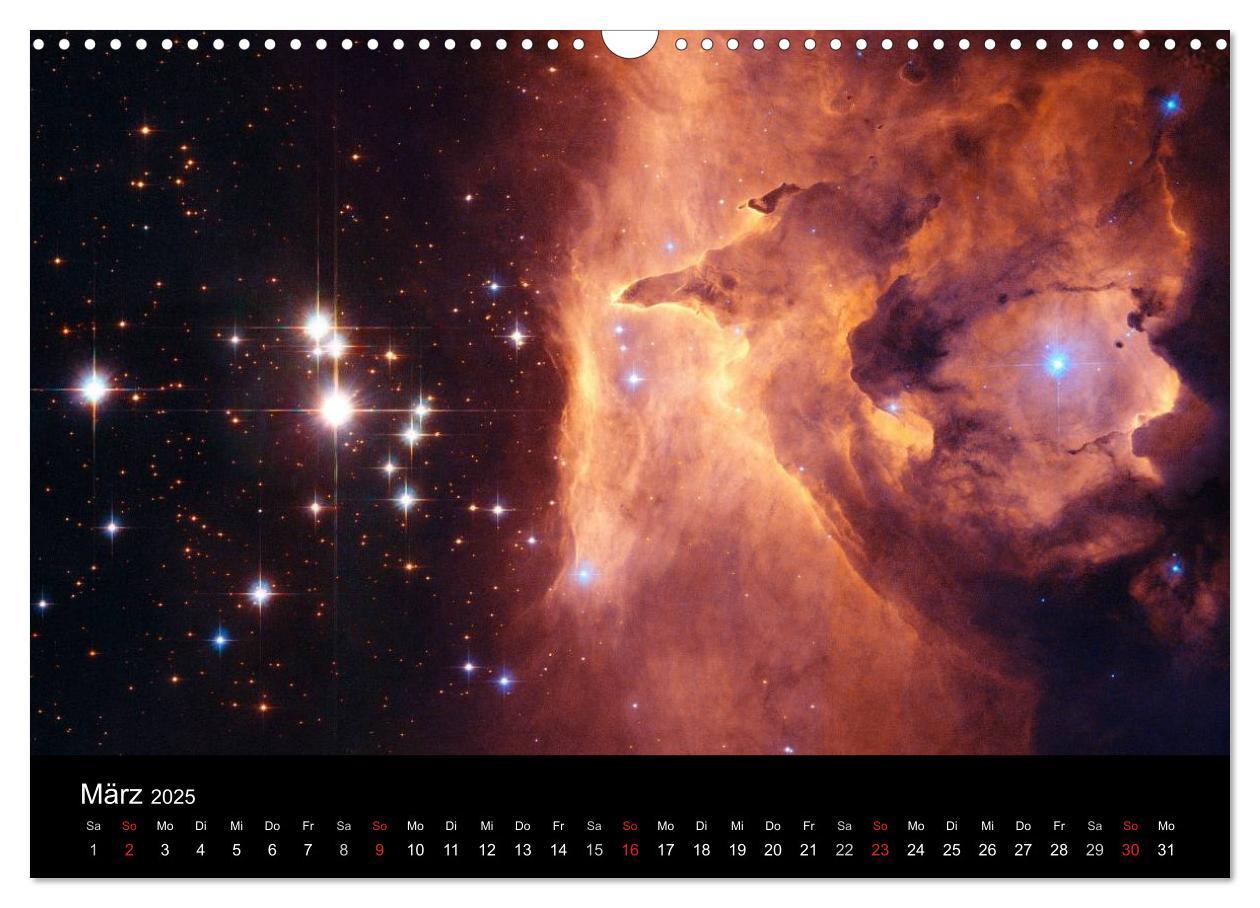 Bild: 9783435485970 | Der Weltraum. Spektakuläre Gasnebel und Galaxien (Wandkalender 2025...