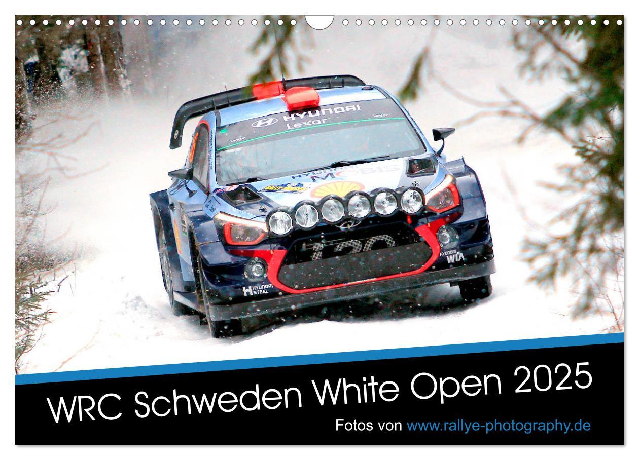 Cover: 9783435343393 | WRC Schweden White Open 2025 (Wandkalender 2025 DIN A3 quer),...