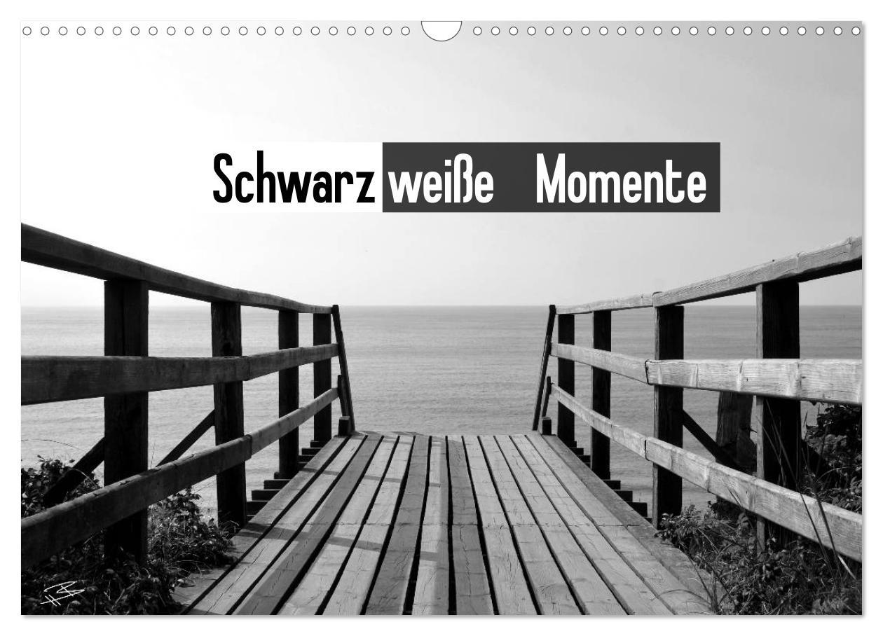 Cover: 9783435785148 | Schwarzweiße Momente (Wandkalender 2025 DIN A3 quer), CALVENDO...