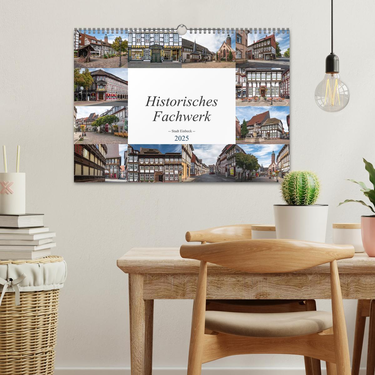 Bild: 9783435196241 | Historisches Fachwerk - Stadt Einbeck (Wandkalender 2025 DIN A3...