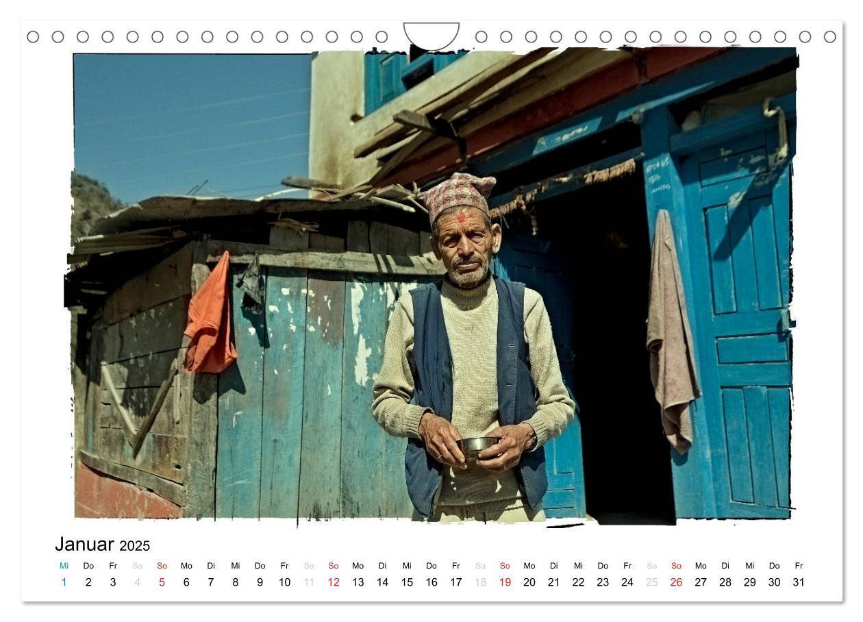 Bild: 9783435547111 | BEGEGNUNGEN IN NEPAL (Wandkalender 2025 DIN A4 quer), CALVENDO...