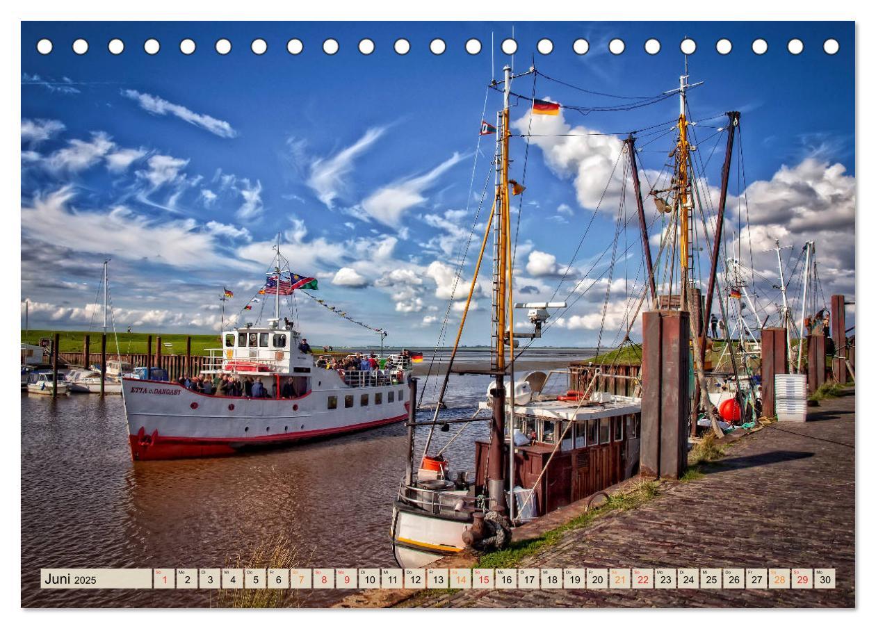 Bild: 9783435785117 | Friesland - Nordseebad Dangast (Tischkalender 2025 DIN A5 quer),...