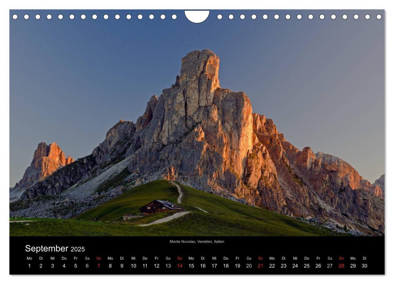 Bild: 9783435649709 | Alpen (Wandkalender 2025 DIN A4 quer), CALVENDO Monatskalender | 2025