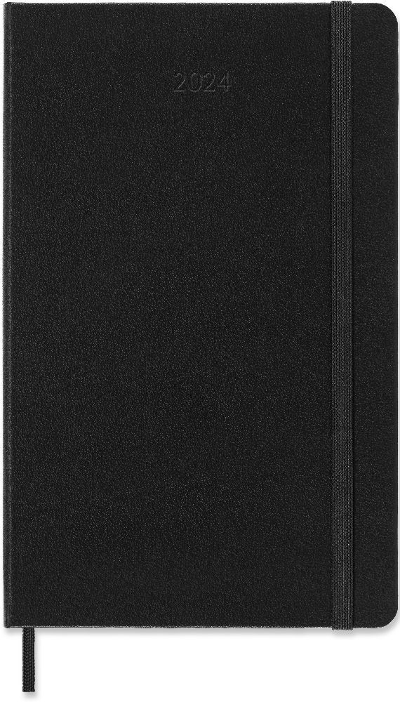 Cover: 8056598856620 | Moleskine 12 Monate Wochen Notizkalender 2024, Large/A5, Schwarz