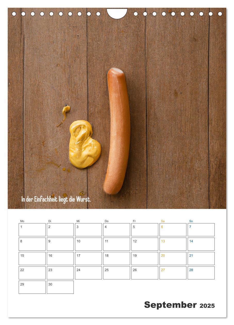 Bild: 9783435885817 | Ist mir Wurst Kalender (Wandkalender 2025 DIN A4 hoch), CALVENDO...