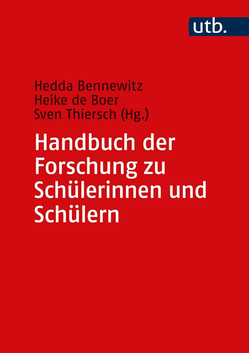 Cover: 9783825259389 | Handbuch der Forschung zu Schülerinnen und Schülern | Buch | 406 S.