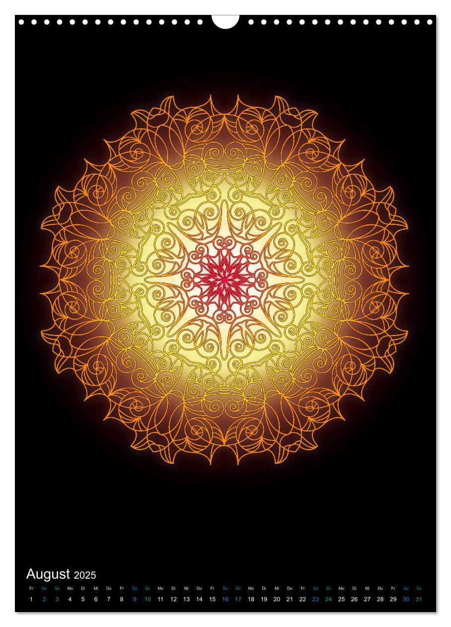 Bild: 9783435952793 | Mandala-Kalender 2025 (Wandkalender 2025 DIN A3 hoch), CALVENDO...