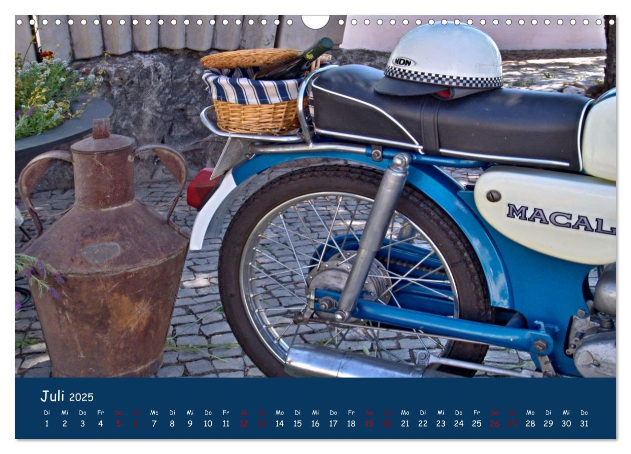 Bild: 9783435010745 | Vintage Mopeds (Wandkalender 2025 DIN A3 quer), CALVENDO...