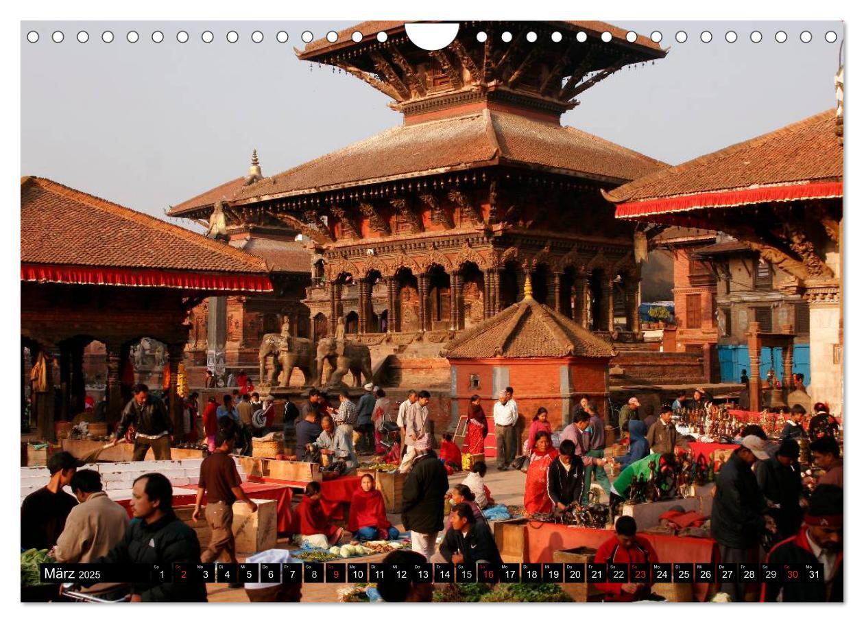 Bild: 9783435666966 | Nepal - Kathmandutal (Wandkalender 2025 DIN A4 quer), CALVENDO...