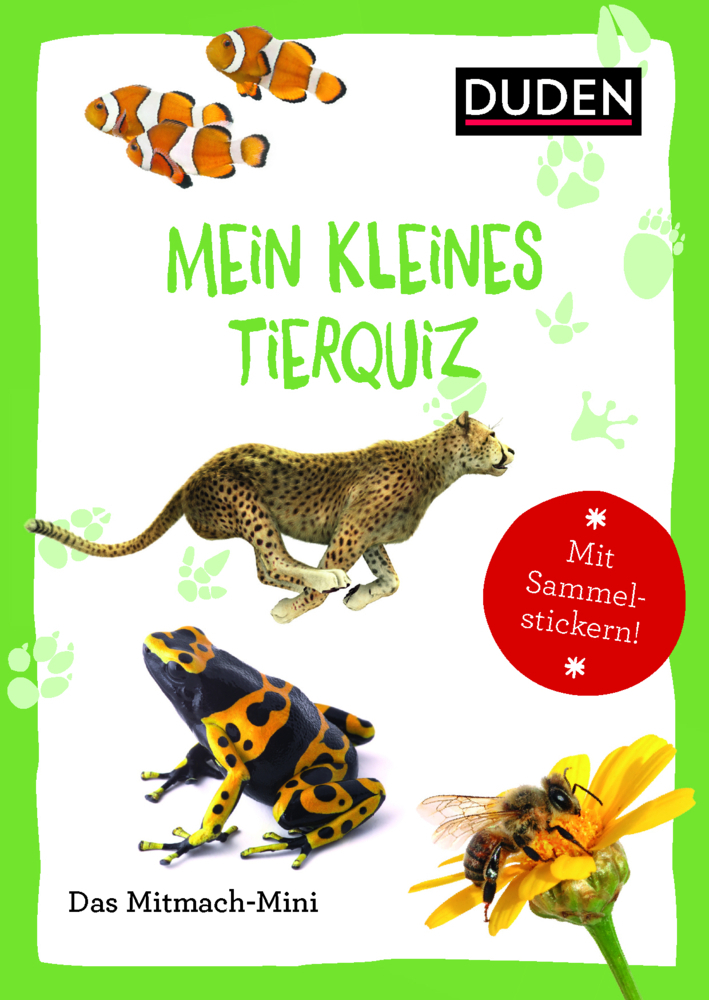 Cover: 9783411853168 | Mein kleines Tierquiz | Mit Sammelstickern! | Andrea Weller-Essers