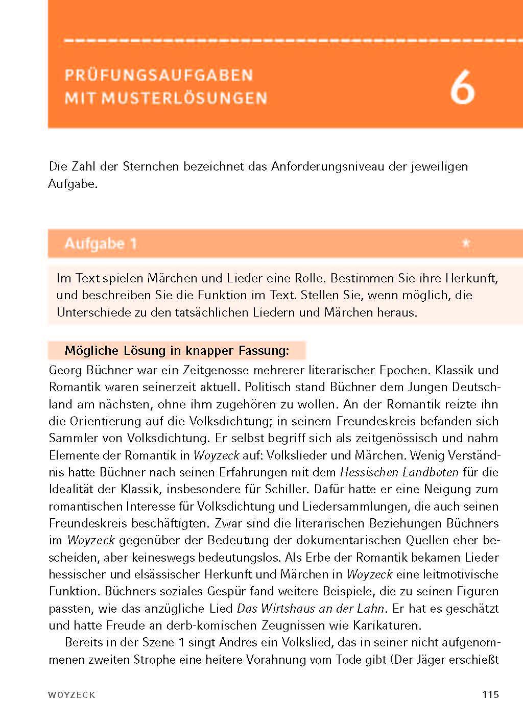 Bild: 9783804420687 | Woyzeck - Textanalyse und Interpretation | Georg Büchner | Taschenbuch