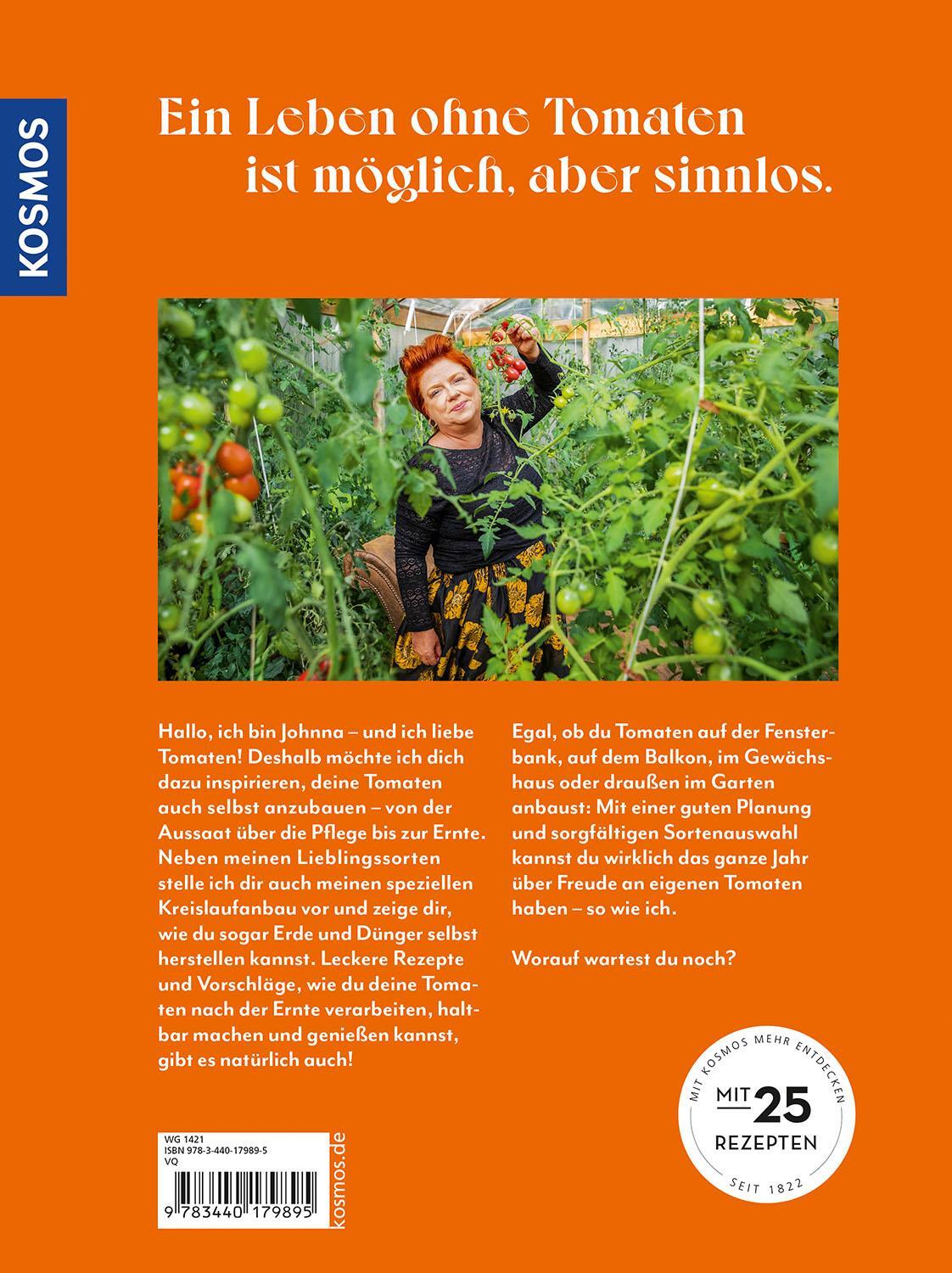 Rückseite: 9783440179895 | Verrückt nach Tomaten | Johnna Gilljam | Buch | 192 S. | Deutsch