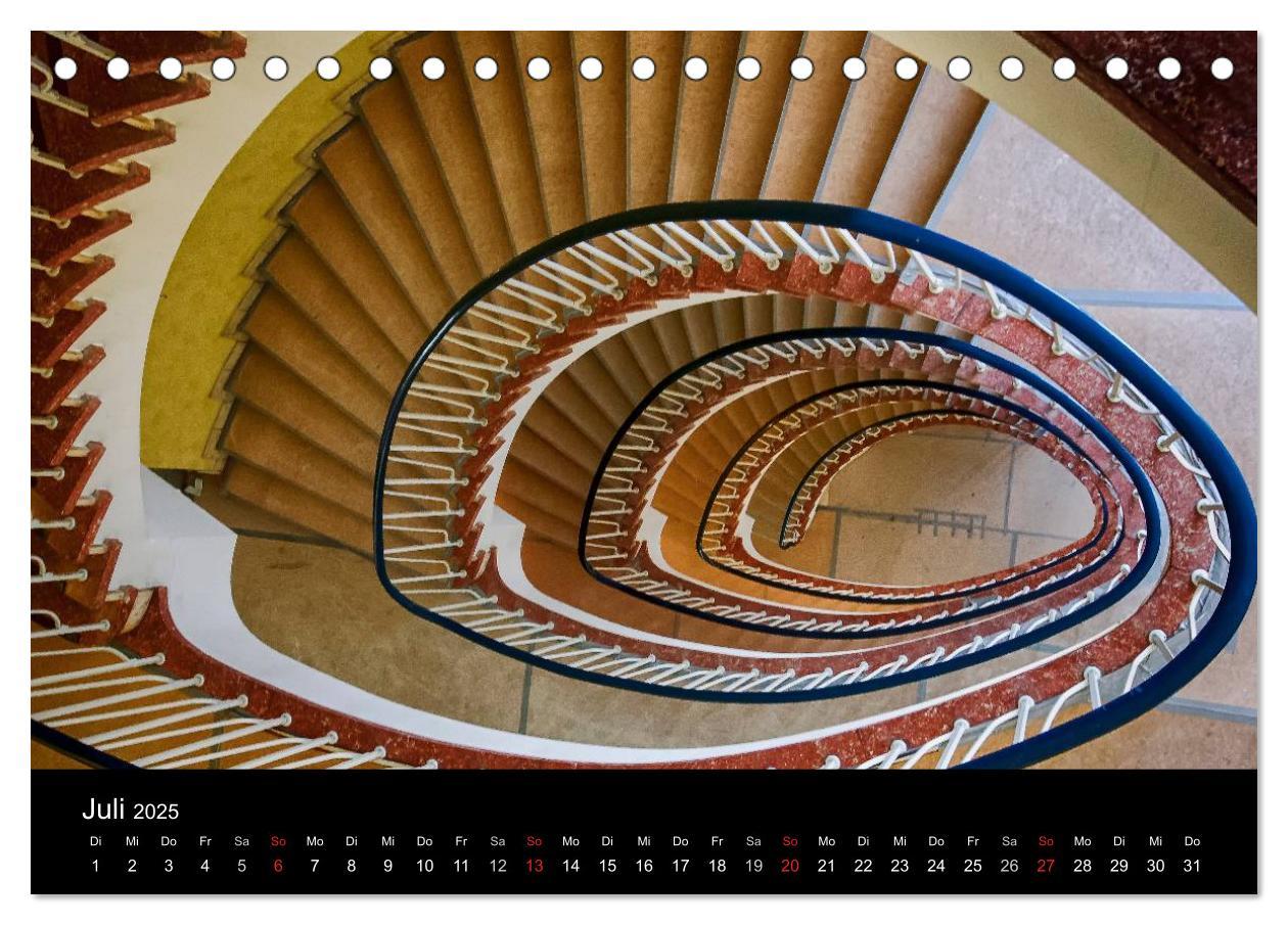 Bild: 9783435600205 | Faszination Treppen (Tischkalender 2025 DIN A5 quer), CALVENDO...