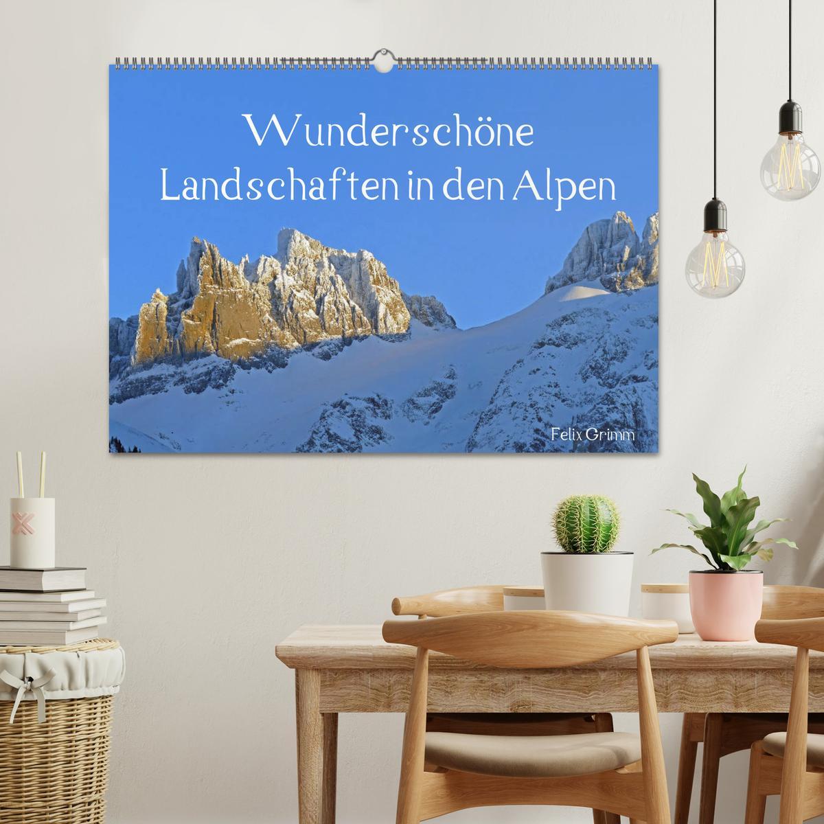 Bild: 9783435163571 | Wunderschöne Landschaften in den Alpen (Wandkalender 2025 DIN A2...