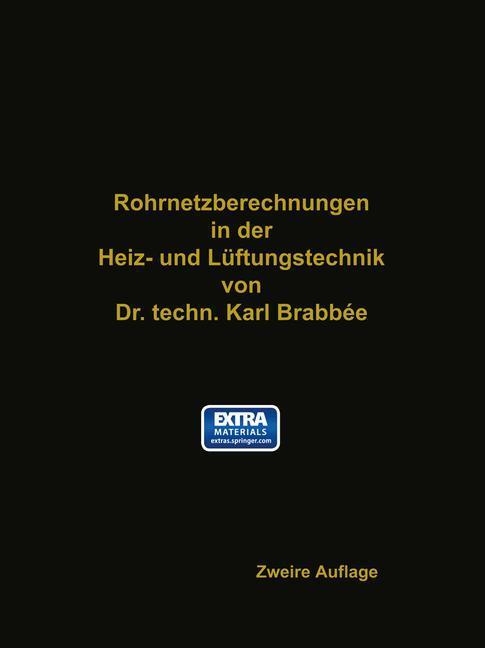 Cover: 9783642504662 | Rohrnetzberechnungen in der Heiz- und Lüftungstechnik auf...