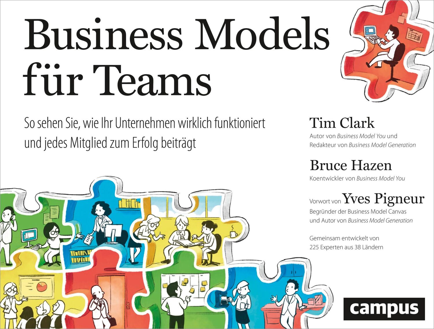 Cover: 9783593507705 | Business Models für Teams | Tim Clark (u. a.) | Taschenbuch | 256 S.