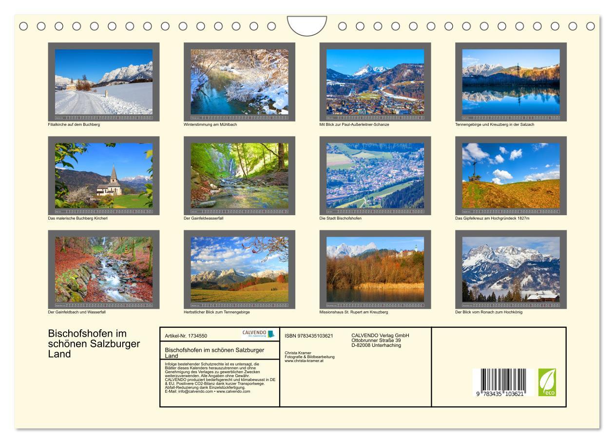 Bild: 9783435103621 | Bischofshofen im schönen Salzburger Land (Wandkalender 2025 DIN A4...