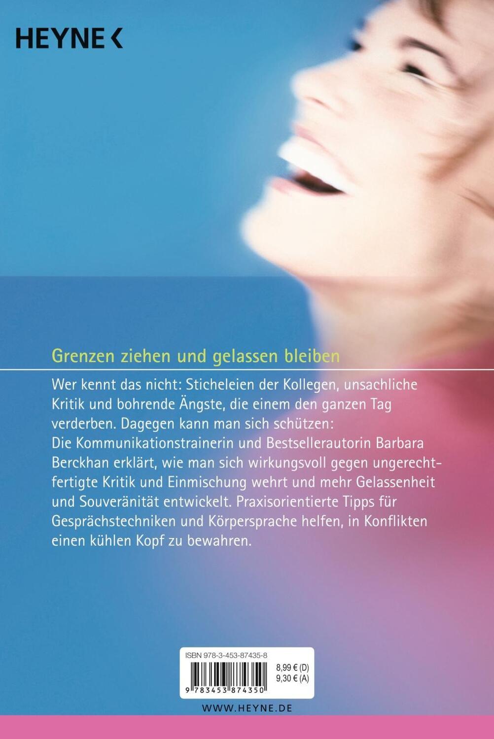 Bild: 9783453874350 | So bin ich unverwundbar | Barbara Berckhan | Taschenbuch | Deutsch