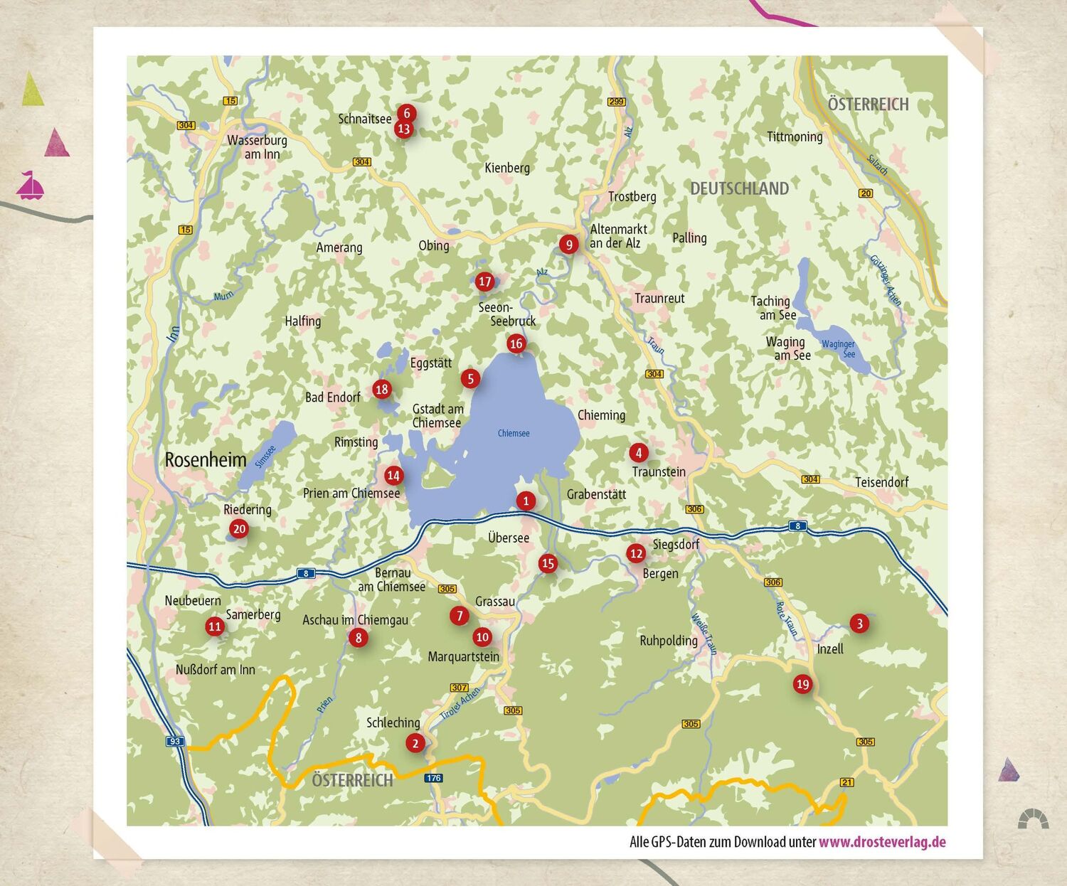 Bild: 9783770022007 | Chiemgau. Wanderungen für die Seele | Wohlfühlwege | Hesse (u. a.)