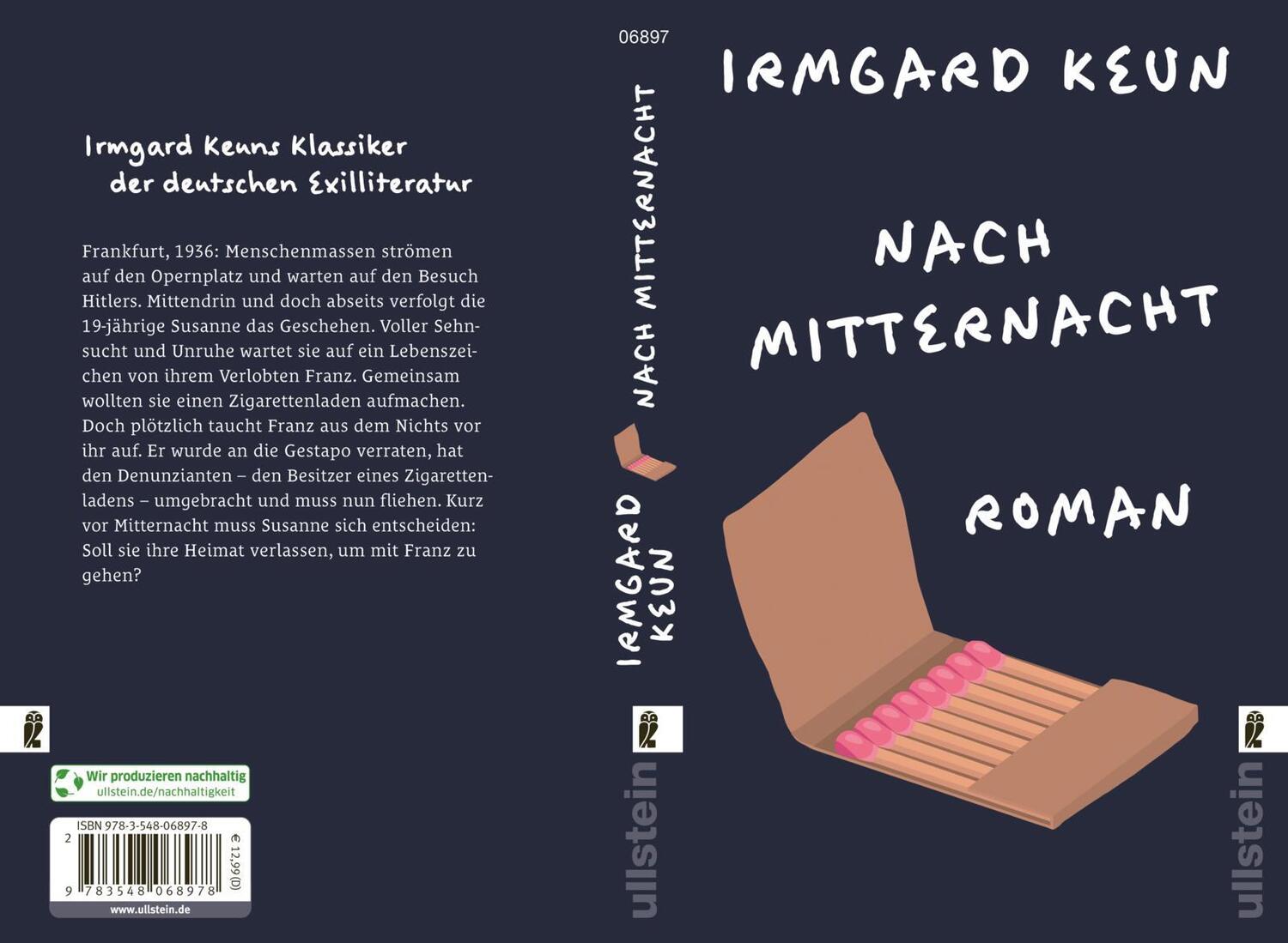 Rückseite: 9783548068978 | Nach Mitternacht | Irmgard Keun | Taschenbuch | 192 S. | Deutsch