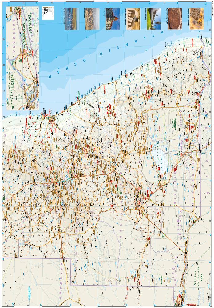 Bild: 9783831773138 | Reise Know-How Landkarte Namibia 1 : 1.200.000 | Rump | (Land-)Karte