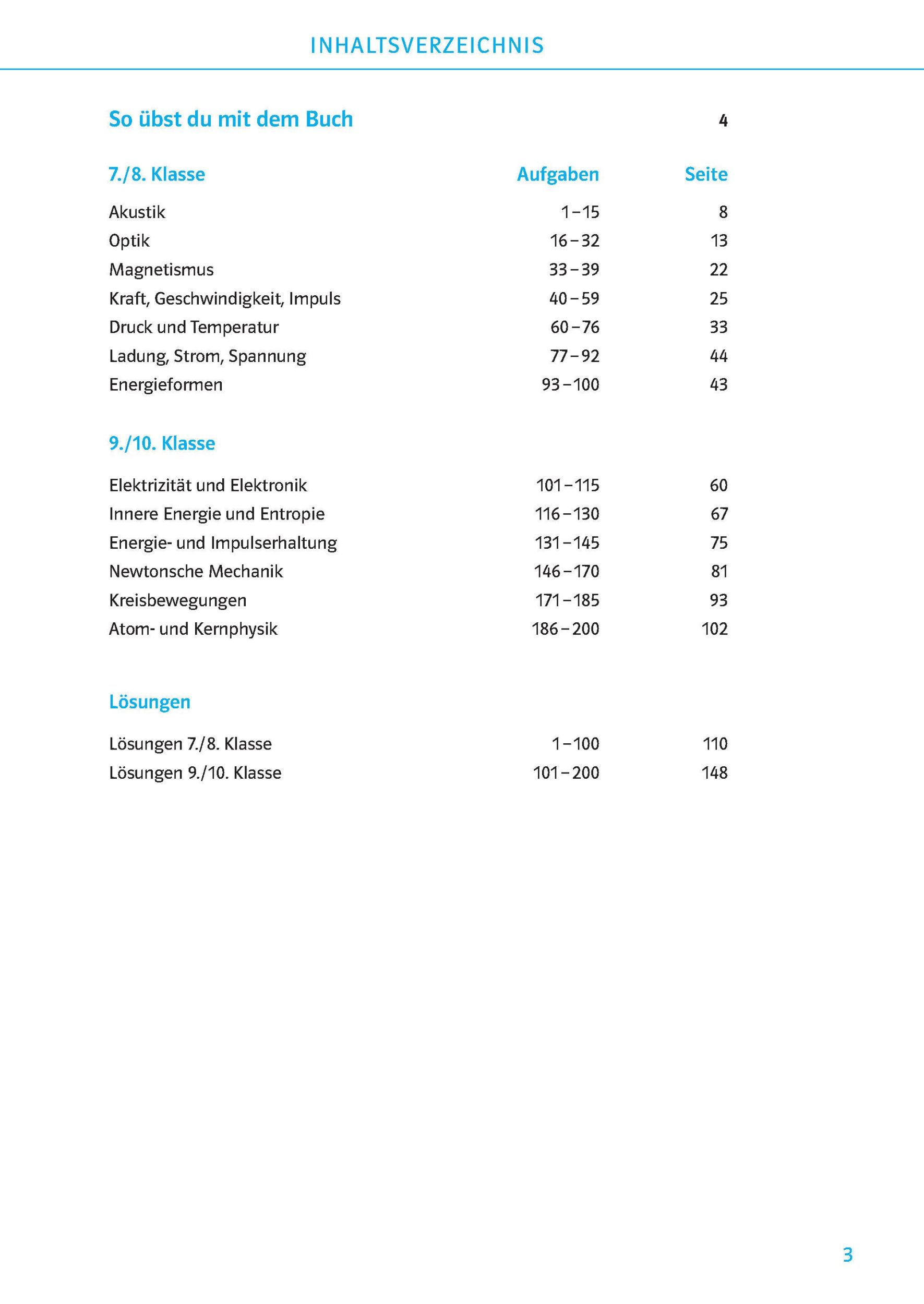 Bild: 9783129272459 | 200 Physikübungen wie in der Schule 7 - 10 | Müller-Heer | Taschenbuch