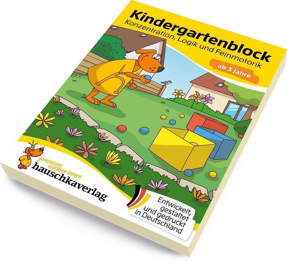 Bild: 9783881006071 | Kindergartenblock ab 3 Jahre - Konzentration, Logik, Feinmotorik