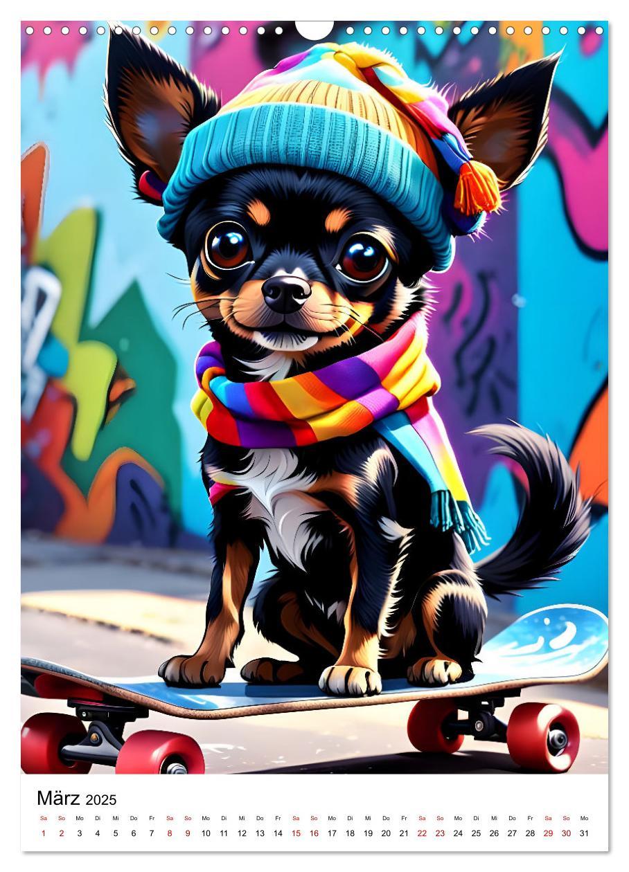 Bild: 9783457141717 | Chihuahua Outdoor Abenteuer (Wandkalender 2025 DIN A3 hoch),...