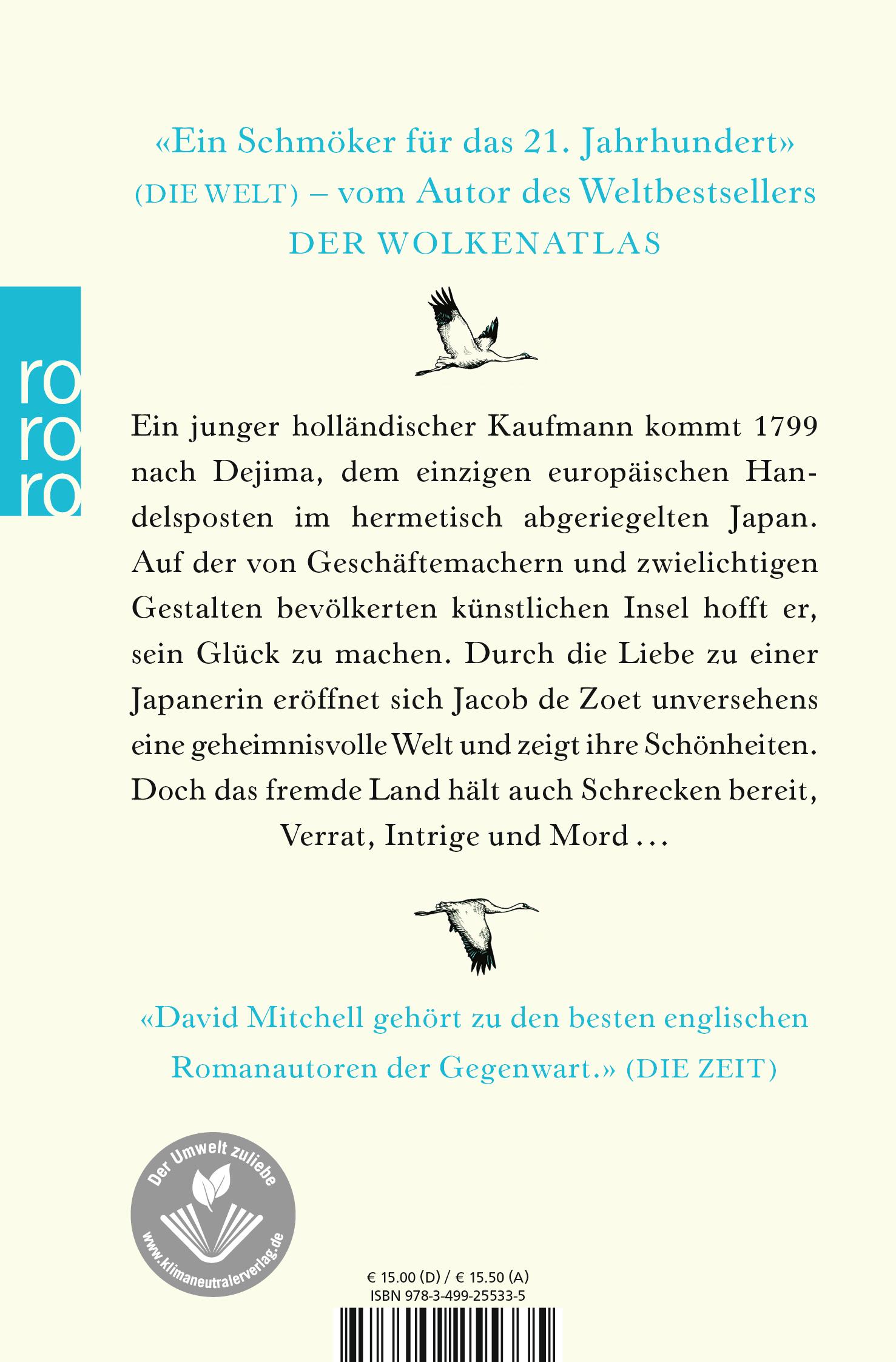 Rückseite: 9783499255335 | Die tausend Herbste des Jacob de Zoet | David Mitchell | Taschenbuch