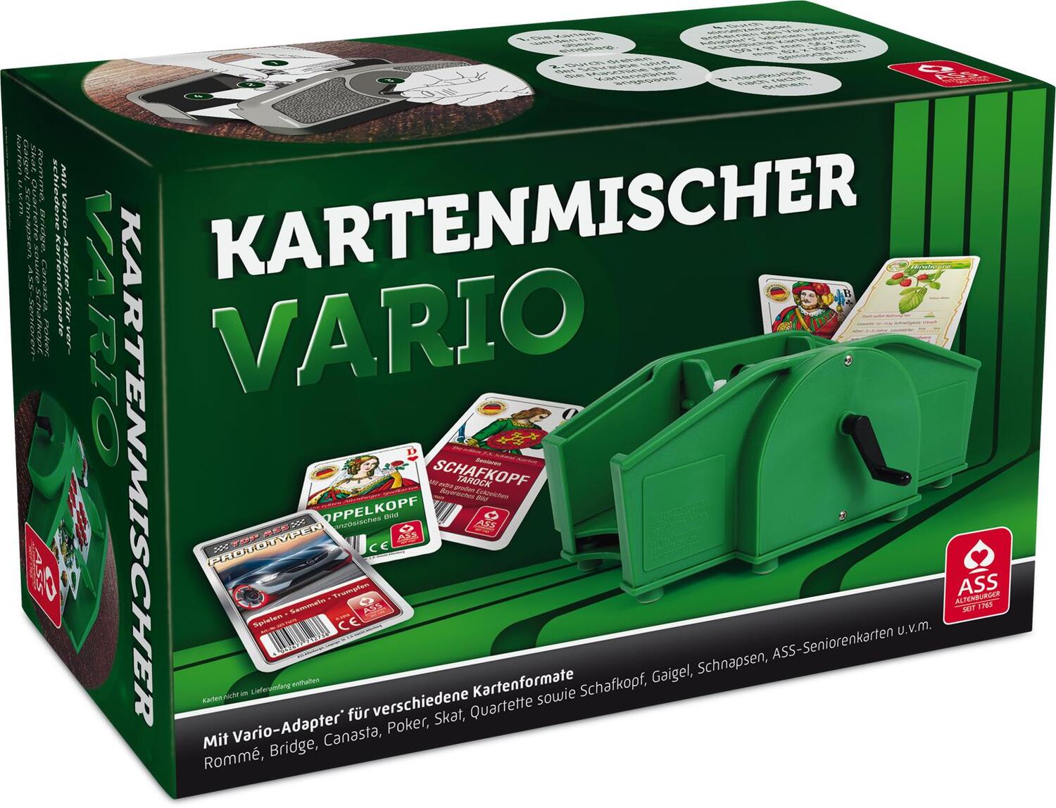 Cover: 4042677740335 | Kartenmischer Vario | Spielkartenfabrik Altenburg GmbH | Spiel | 2014