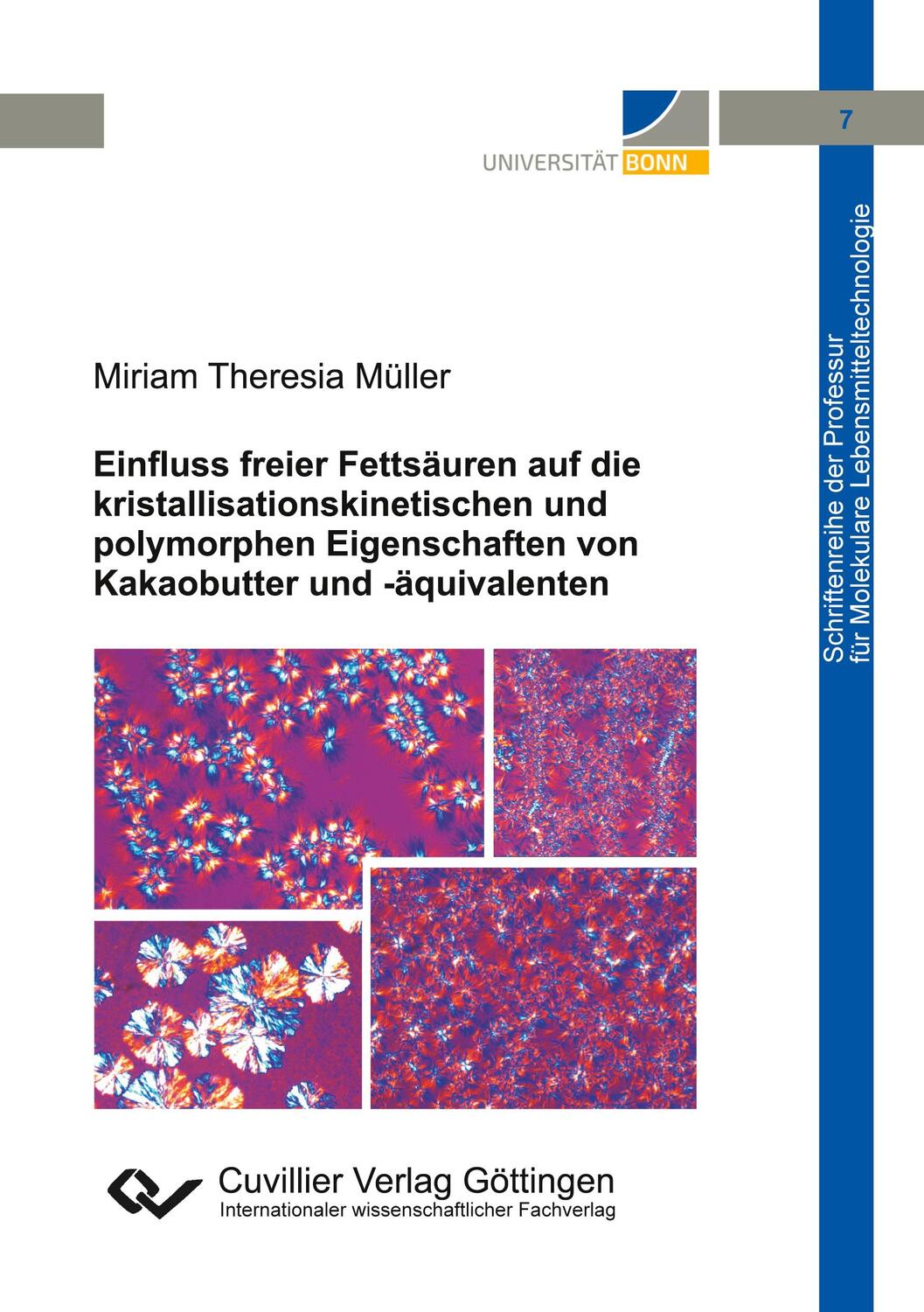 Cover: 9783736972315 | Einfluss freier Fettsäuren auf die kristallisationskinetischen und...