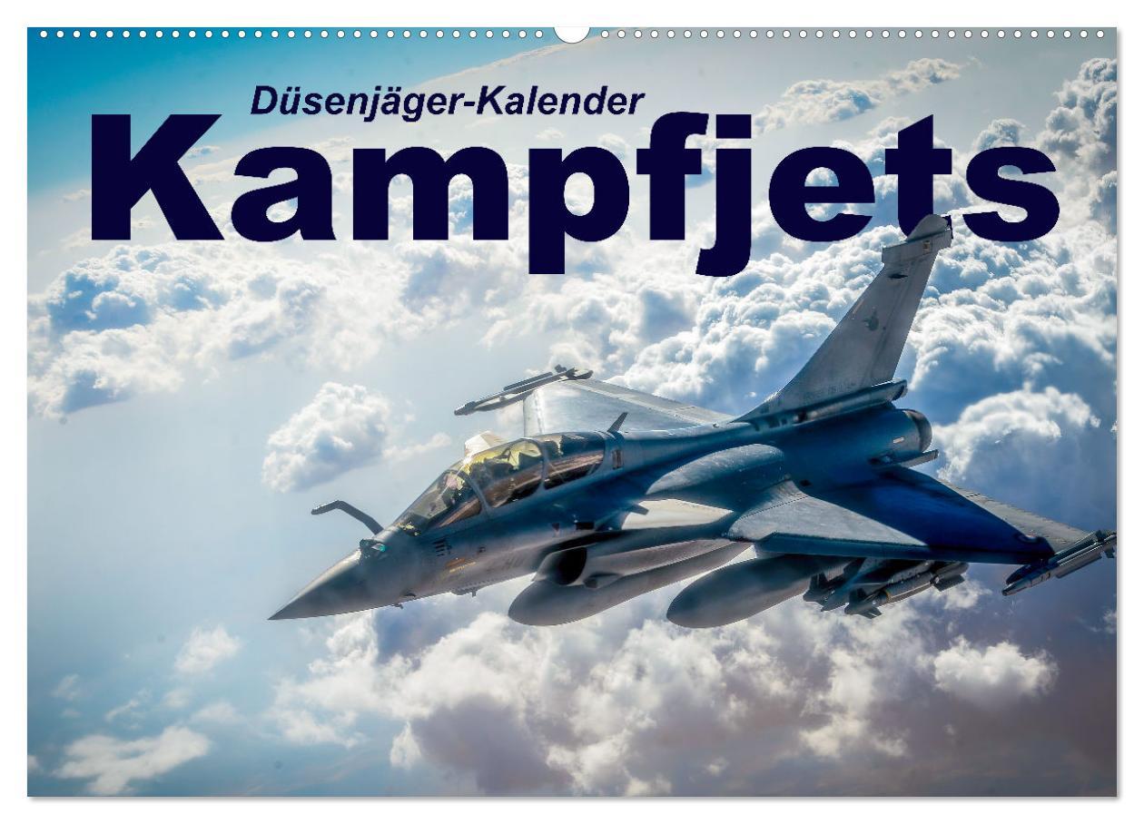 Cover: 9783383918032 | Kampfjets - Düsenjäger-Kalender (Wandkalender 2025 DIN A2 quer),...