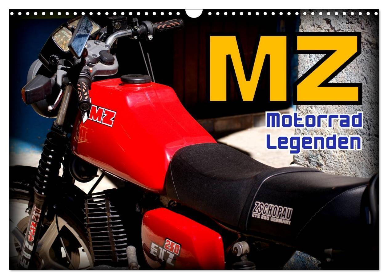 Cover: 9783435485000 | Motorrad-Legenden - MZ (Wandkalender 2025 DIN A3 quer), CALVENDO...