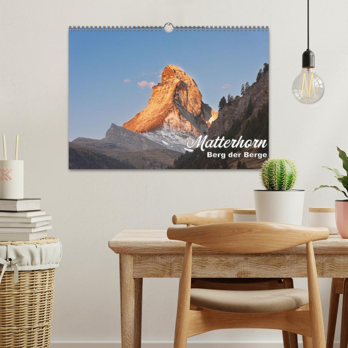 Bild: 9783435543120 | Matterhorn - Berg der Berge (Wandkalender 2025 DIN A3 quer),...