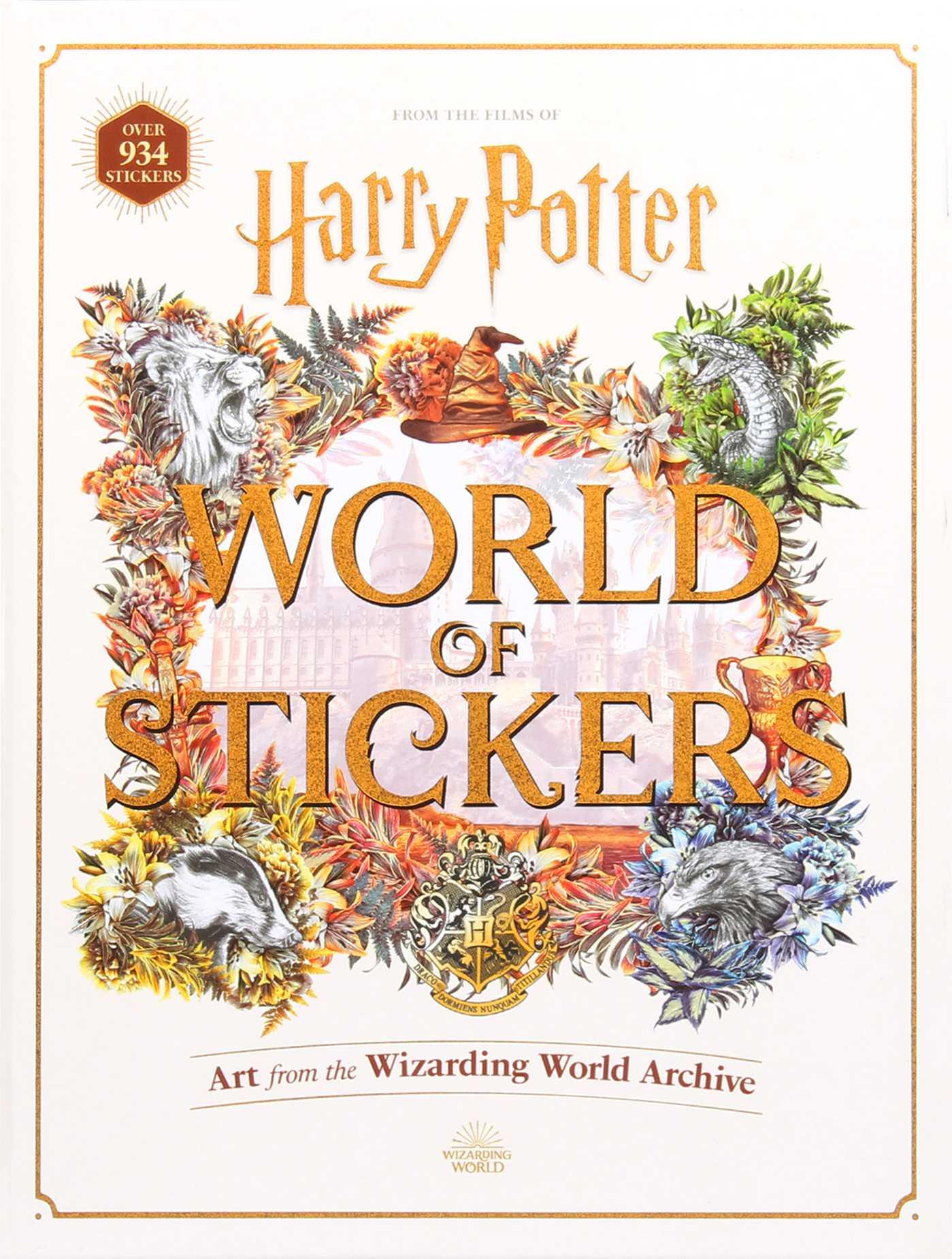 Cover: 9781645178477 | Harry Potter World of Stickers | Art from the Wizarding World Archive