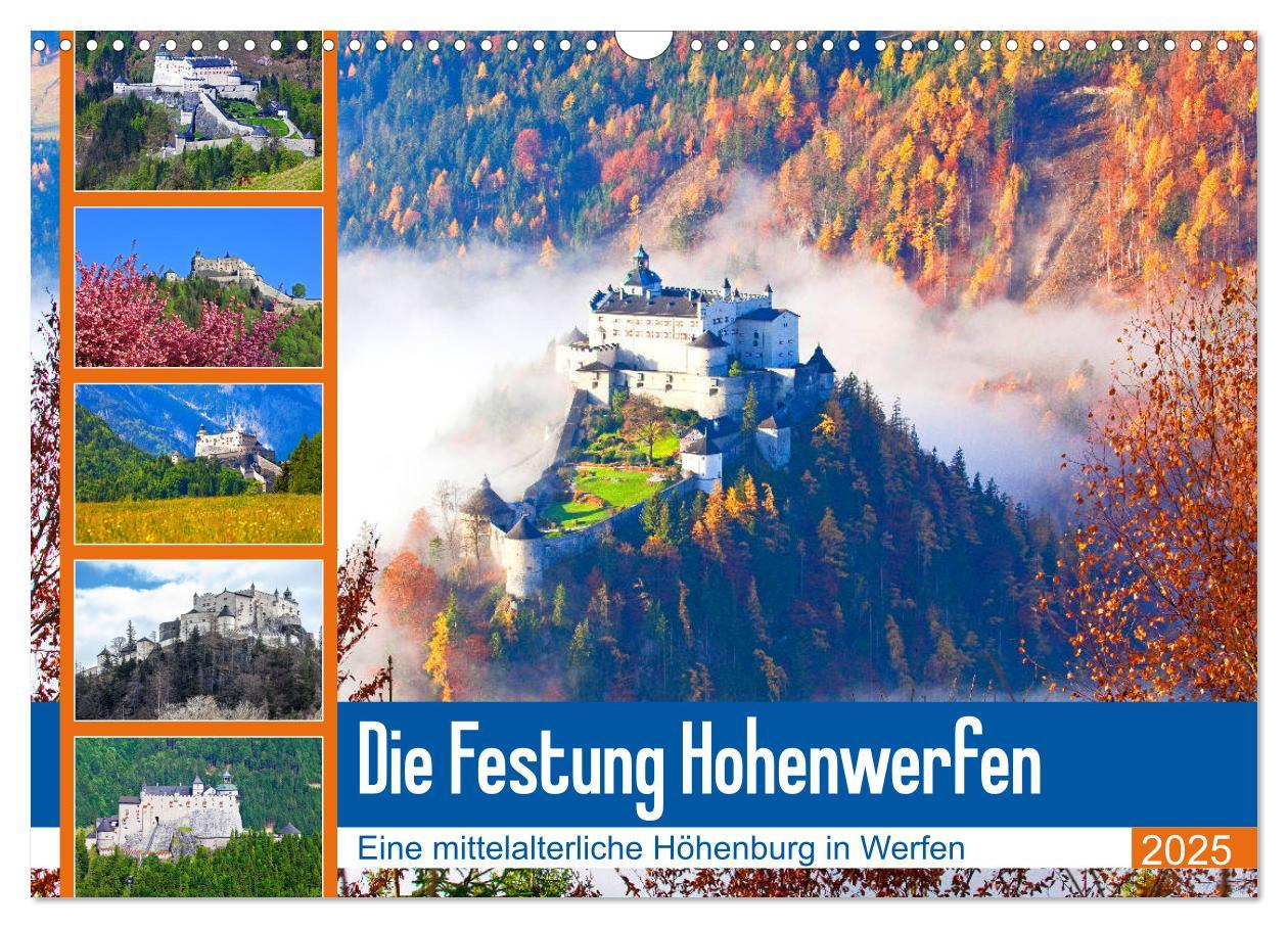 Cover: 9783435157464 | Die Festung Hohenwerfen (Wandkalender 2025 DIN A3 quer), CALVENDO...