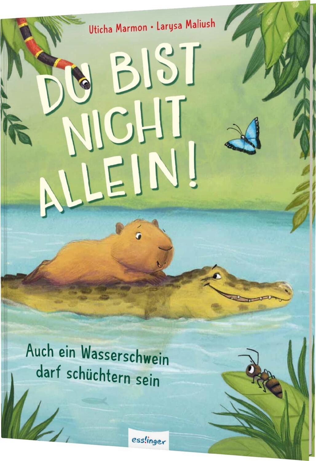 Cover: 9783480239405 | Du bist nicht allein! Auch ein Wasserschwein darf schüchtern sein