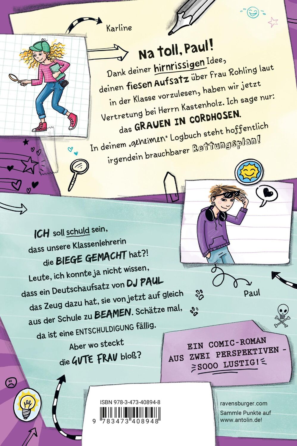 Rückseite: 9783473408948 | Das ungeheimste Tagebuch der Welt!, Band 5: Wie mein...