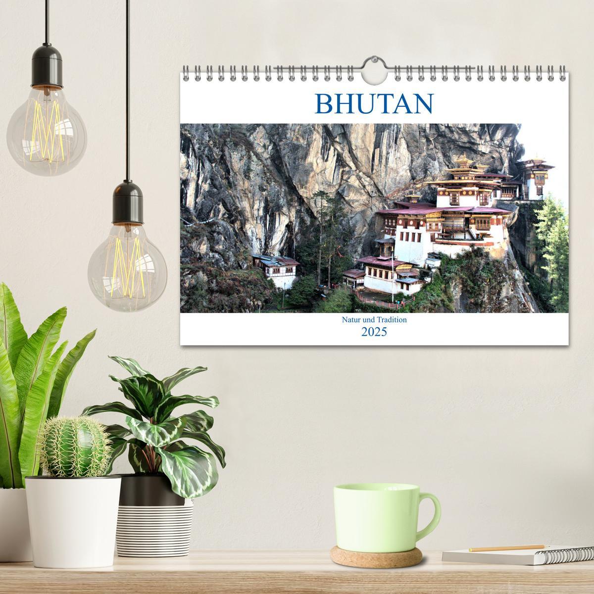 Bild: 9783435336333 | Bhutan - Natur und Tradition (Wandkalender 2025 DIN A4 quer),...