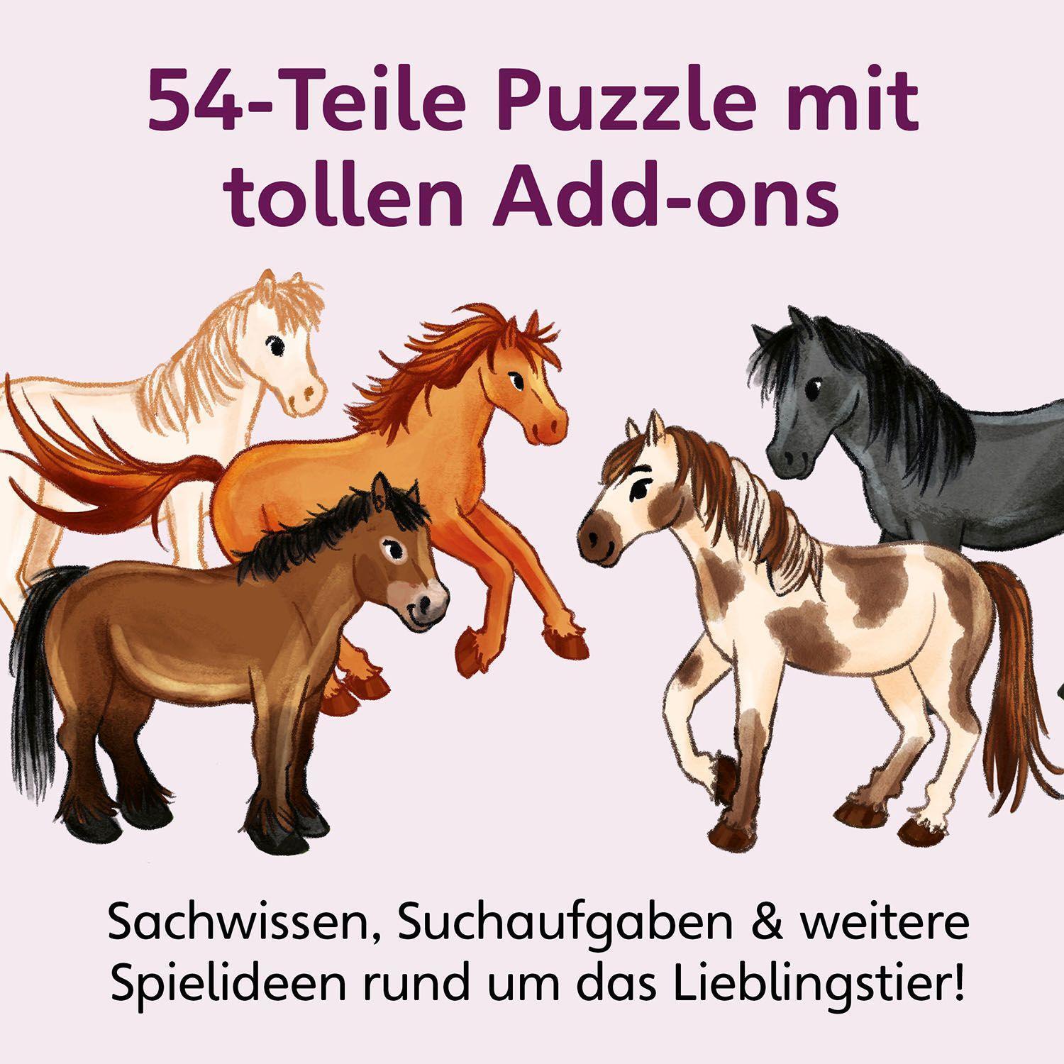 Bild: 4002051683672 | Wissenspuzzle WAS IST WAS Junior - Entdecke den Ponyhof | Spiel | 2023