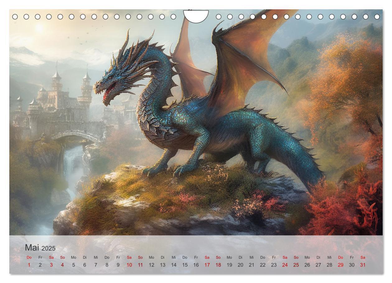 Bild: 9783383835506 | Im Land der schönen Drachen (Wandkalender 2025 DIN A4 quer),...