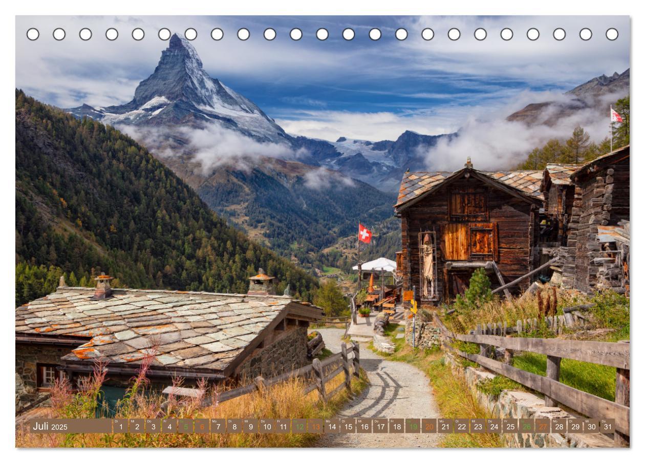 Bild: 9783383826443 | MATTERHORN Impressionen (Tischkalender 2025 DIN A5 quer), CALVENDO...